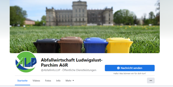 Bild vergrößern: Start Facebook