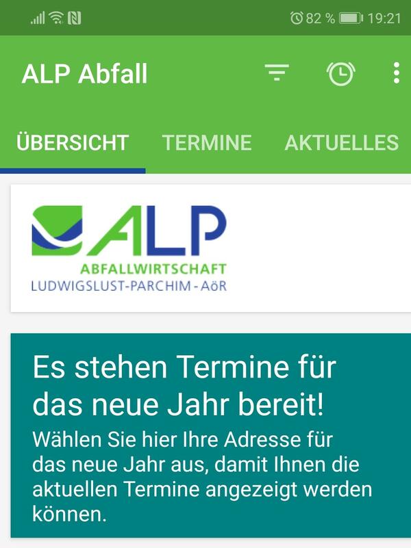 Bild vergr&ouml;&szlig;ern: ALP Abfall App Hinweis Jahreswechsel