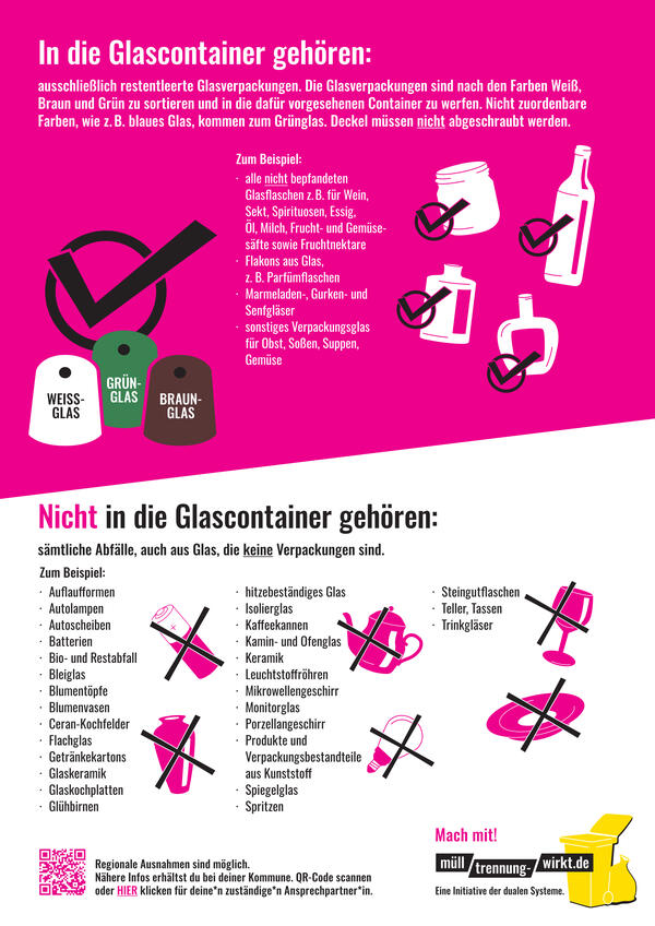 Bild vergrößern: Trenntabelle Glas